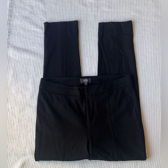 NYDJ Women's Betty Ankle High Rise Pants in Ponte Knit Black M11Z1814  sz 10 - Picture 13 of 14